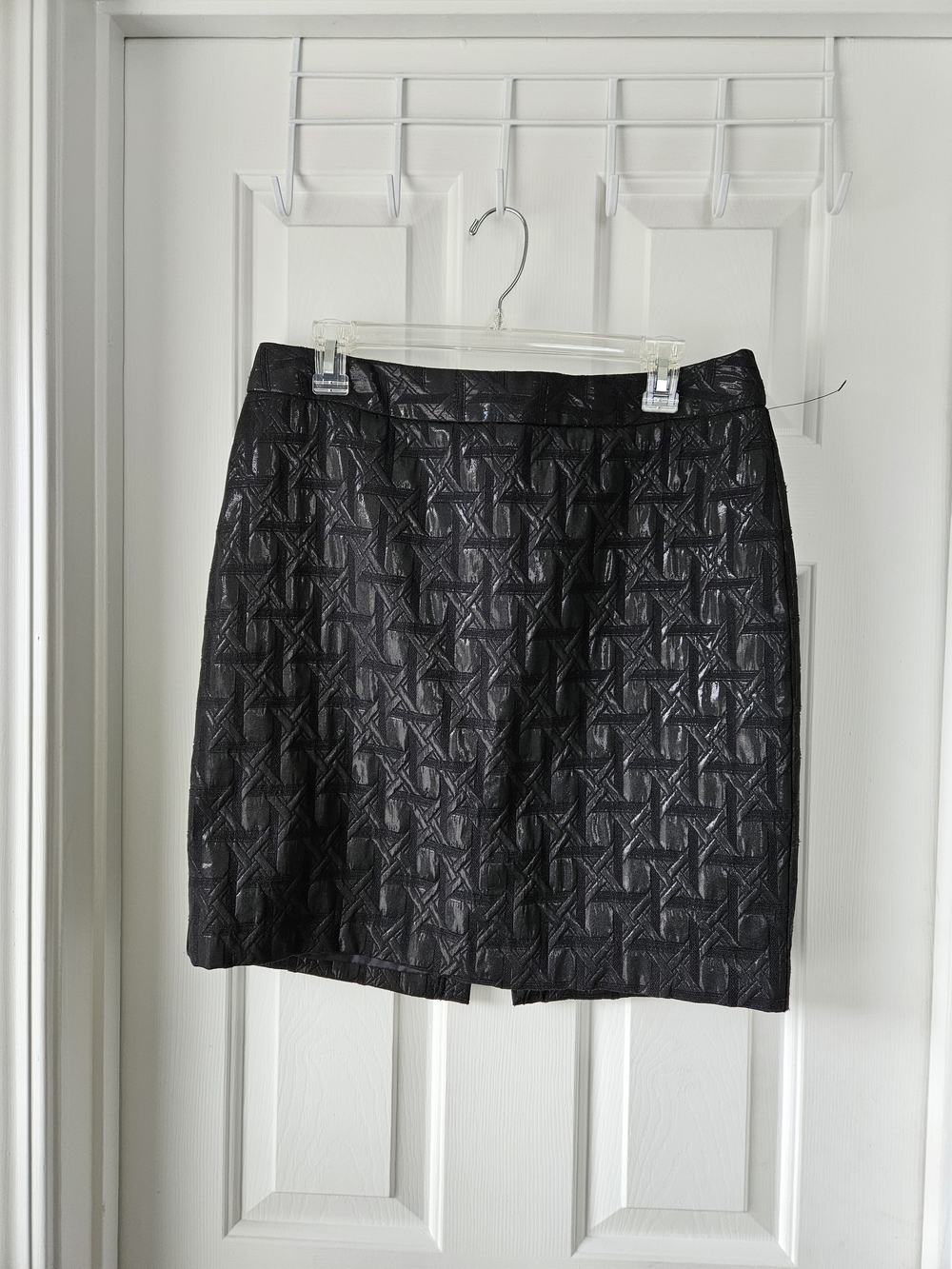 Worthington Quilted Black Mini Skirt